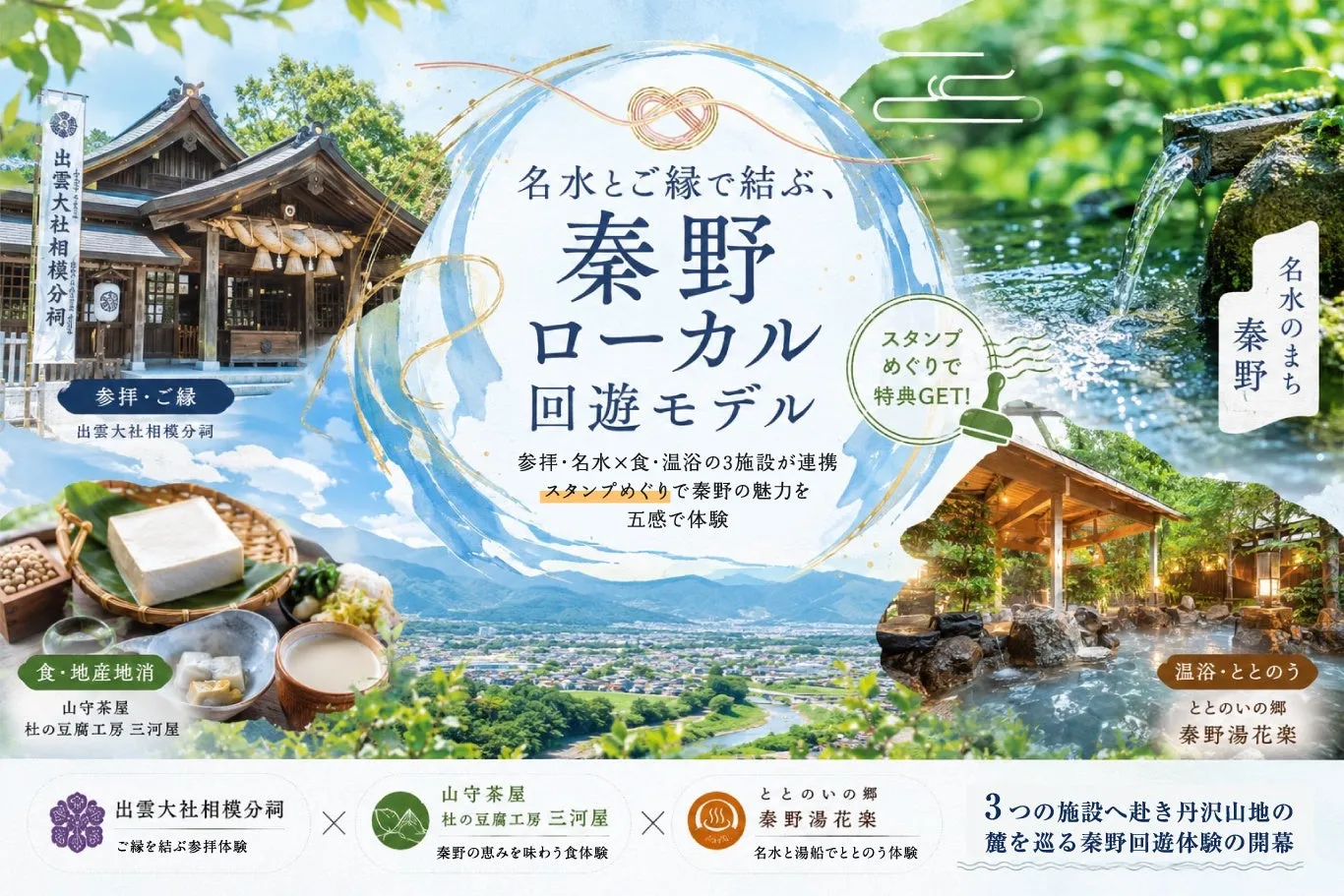 秦野 ととのい巡り 全体像